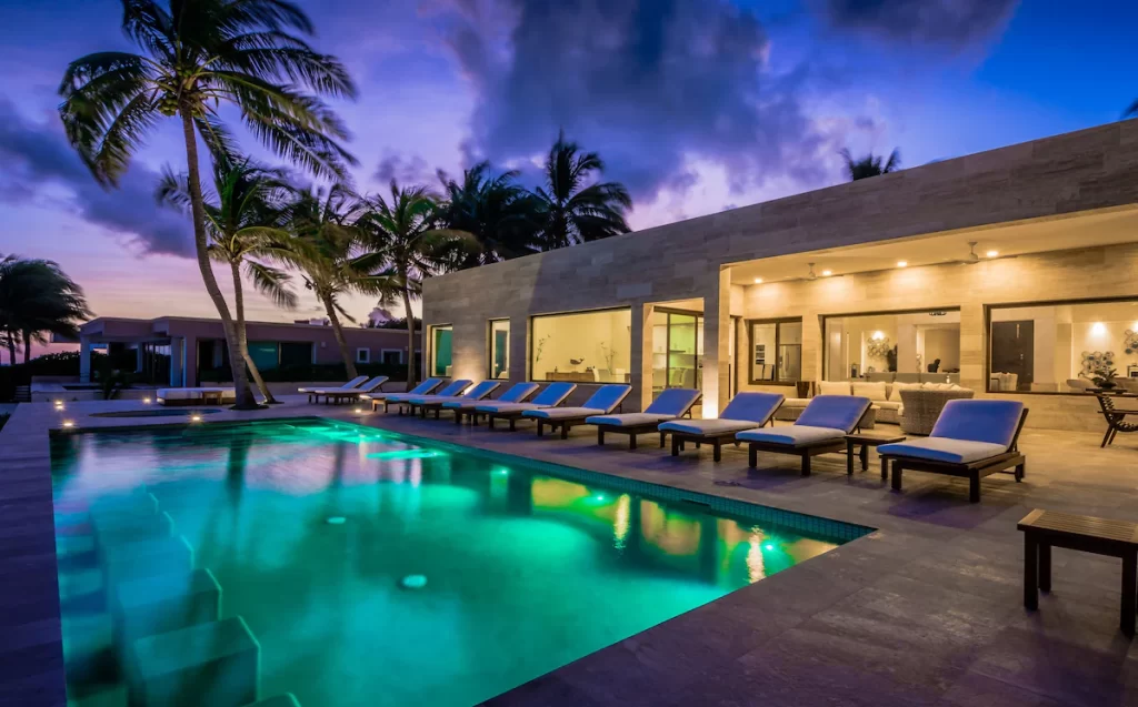 Frajari Villa Playacar Luxury Beachfront Private Home Rental